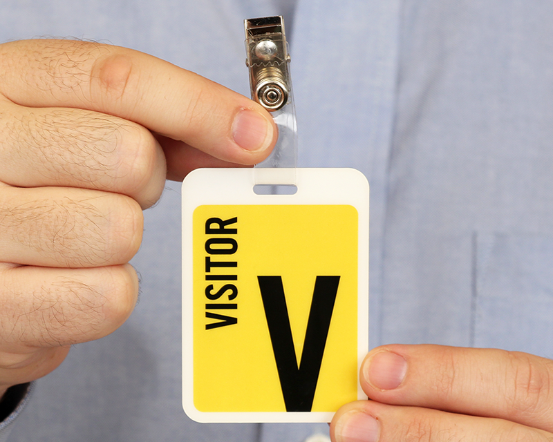 Visitor Badges Template