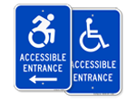 ADA Accessible Entrance Signs
