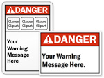 Custom ANSI Safety Labels