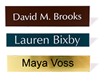 Custom Door Nameplates