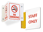 Double Sided Projecting Signs