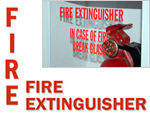 Fire Extinguisher Decals