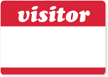 In-Stock Visitor Badge stickers make your guests feel welcome.