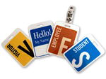 Reusable Visitor Badges