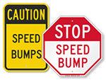 Speed Bump Signs