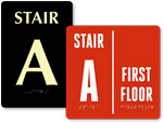 Stairwell Exit Signs