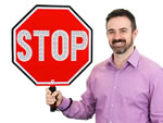 Stop Paddles for Work Zones