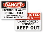 Unauthorized Persons Keep Out