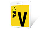 Reusable Visitor Badges