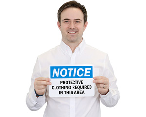 Notice Clean Room Signs