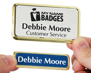 Executive Silver Name Badges Name Badges