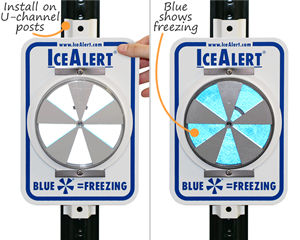 Ice Alert Signage