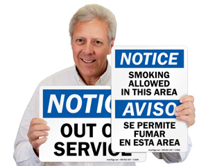 Notice Signs