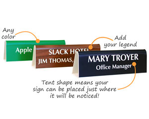 Custom Desk Signs