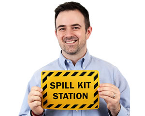 Spill Kit Station Sign