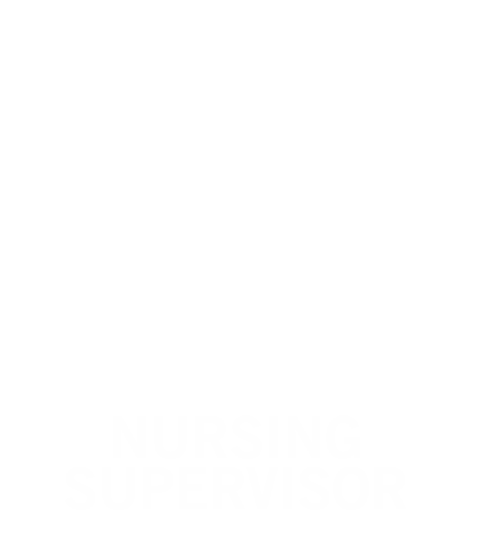 Nursing Supervisor Badge Buddy For Horizontal Id Cards