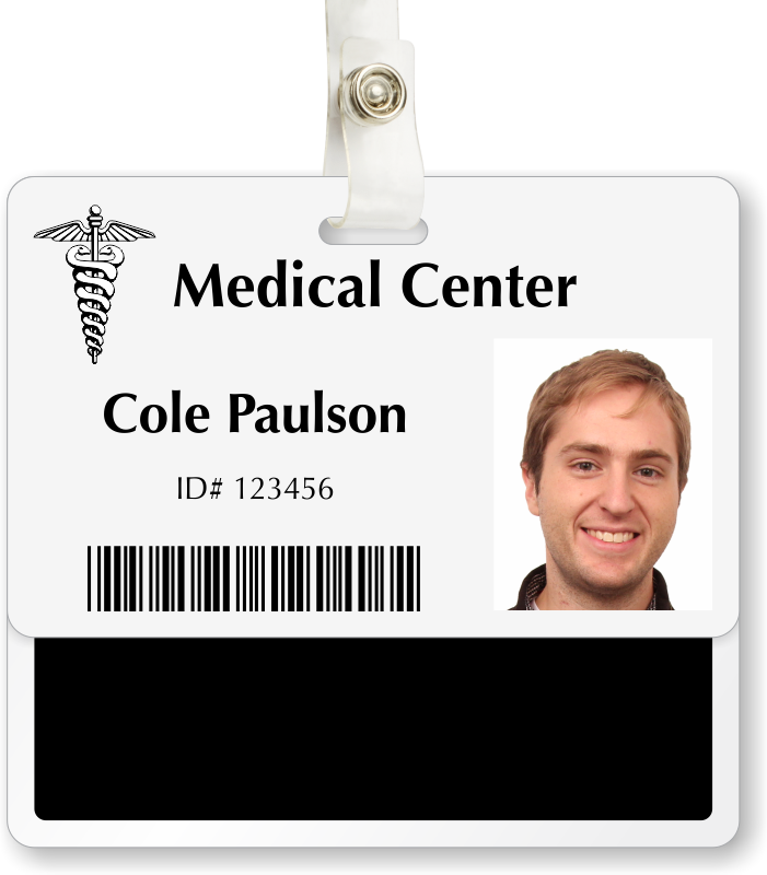 Radiology Badge Buddy For Horizontal Id Cards