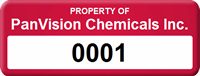 Create Property Tag with Numbering Change Background Color