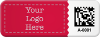 Custom Asset Tag with 2D Barcode