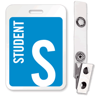 Student Reusable ID Name Badge