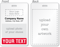 Create Own Bi Fold Badges / Foldover ID Cards
