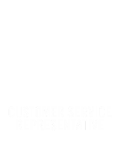 Customer Service Representative Horizontal Badge Buddy