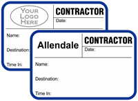 Custom Contractor Tab Expiring Badge with Logo