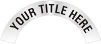 Circular Text on Rocker Label