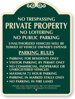 No Trespassing