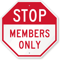 STOP:  Sign