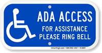 For Assistance Please Ring Bell