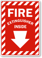 Sign With Down Arrow