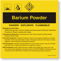 ANSI Chemical Label