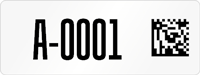 Rectangular 2D Custom Template  Barcode