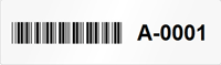 Rectangular Custom Template  Barcode