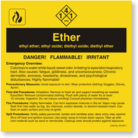 ANSI Chemical Label
