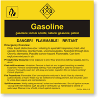 ANSI Chemical Label