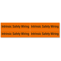 Intrinsic Safety Wiring Label Medium 1 Card/Pack