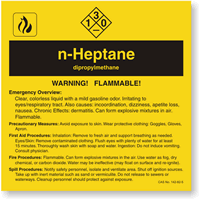 ANSI Chemical Label