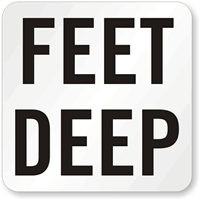 Pool Depth Marker
