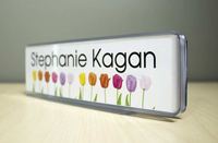 Name Badge Contemporary Sign Kit For Cubicle
