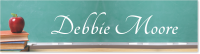 Customizable Apple On Books Picture Door Nameplate