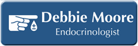 Custom Endocrinologist LaserLogo Name Badge with Endocrinology Symbol
