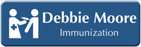 Customizable Immunization Healthcare Specialist LaserLogo Badge
