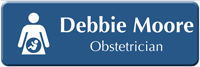 Custom Obstetrician LaserLogo Badge