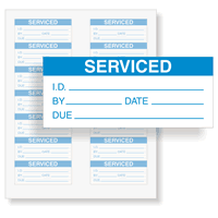 Serviced/ID/By/Date/Due