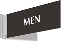Restroom Corridor Sign