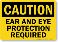 OSHA Caution  Sign