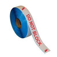Fire Extinguisher Floor Message Tape
