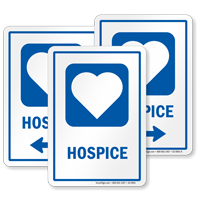 Hospice  With Heart Symbol